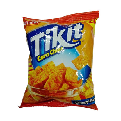 Winner Tikit Corn Chips – Cheezy Maska Flavor | Crunchy & Cheesy Delight