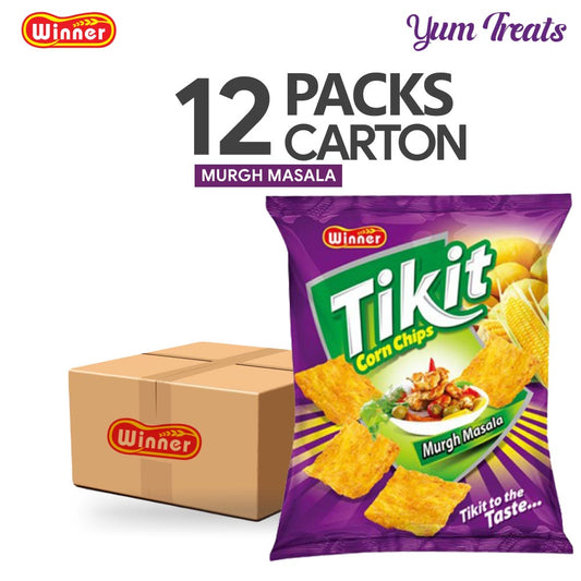 Winner Tikit Corn Chips – Murgh Masala Flavor | Crispy & Savory Chicken Masala