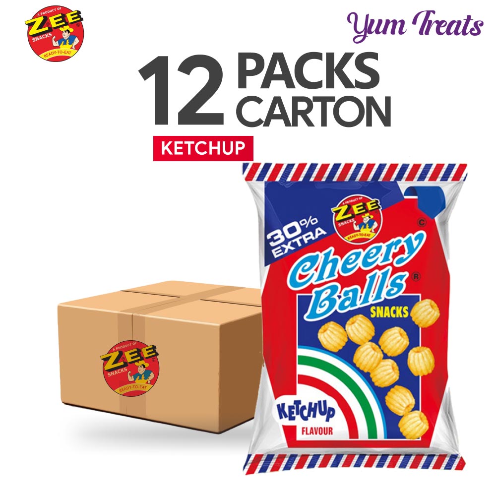 Zee Snacks Cheery Balls – Ketchup Flavor