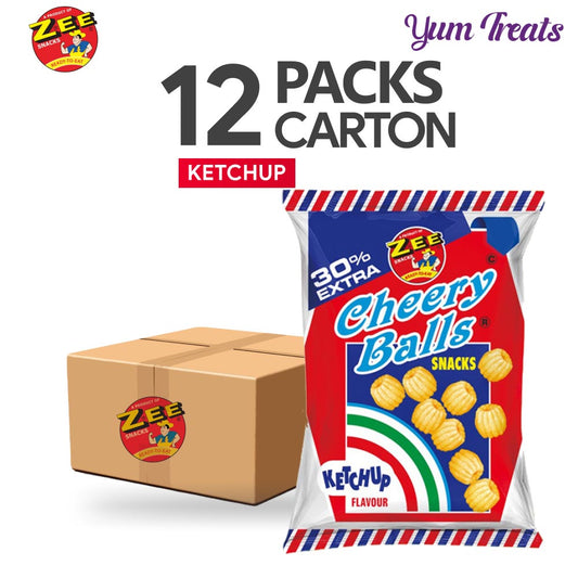 Zee Snacks Cheery Balls – Ketchup Flavor