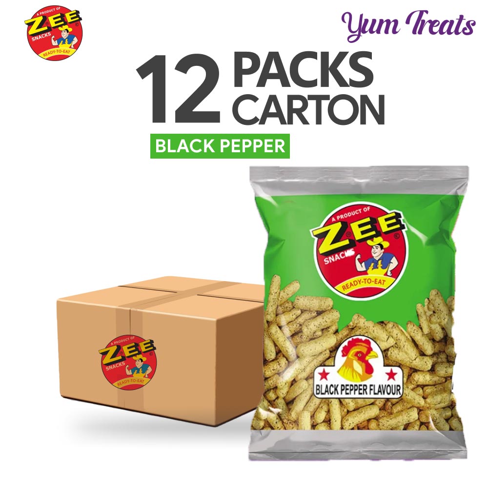 Zee Snacks | Zee Stick – Black Pepper Flavor (12-Packs)